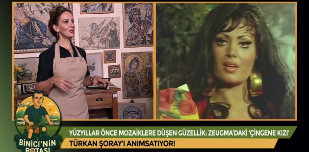 Gaziantep’in Türkan Şoray Gözlü Hazinesi: Çingene Kızı Mozaiği