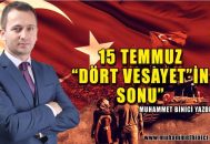 15 Temmuz “Dört Vesayetin Sonu”