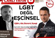 LGBT DEĞİL!.. EŞCİNSEL!..