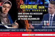 Enine Boyuna Aile Meseleleri Feminizmin Son 20 Yıl Kazanımları ve Gündeme Dair Konular – Muhammet Binici ile Söz Meydanı