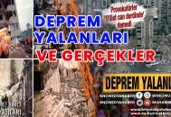 SOSYAL MEDYA PLATFORMLARINDA DOLAŞAN DEPREM YALANLARI-