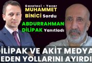 Akit Medya’dan Dilipak Neden Ayrıldı!.. Gazeteci Yazar Muhammet Binici Sordu Dilipak Cevapladı!..